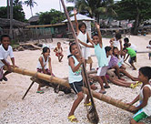 Apo Island children: their future no longer teetering? Photo: Ann Marten